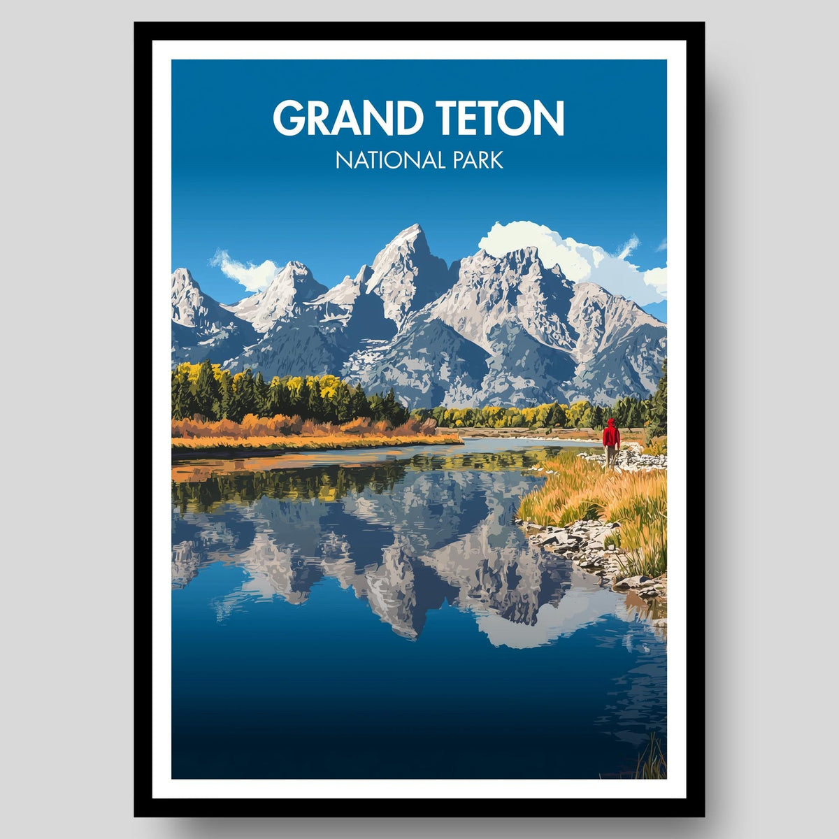 Grand Teton National Park Poster - WanderWall