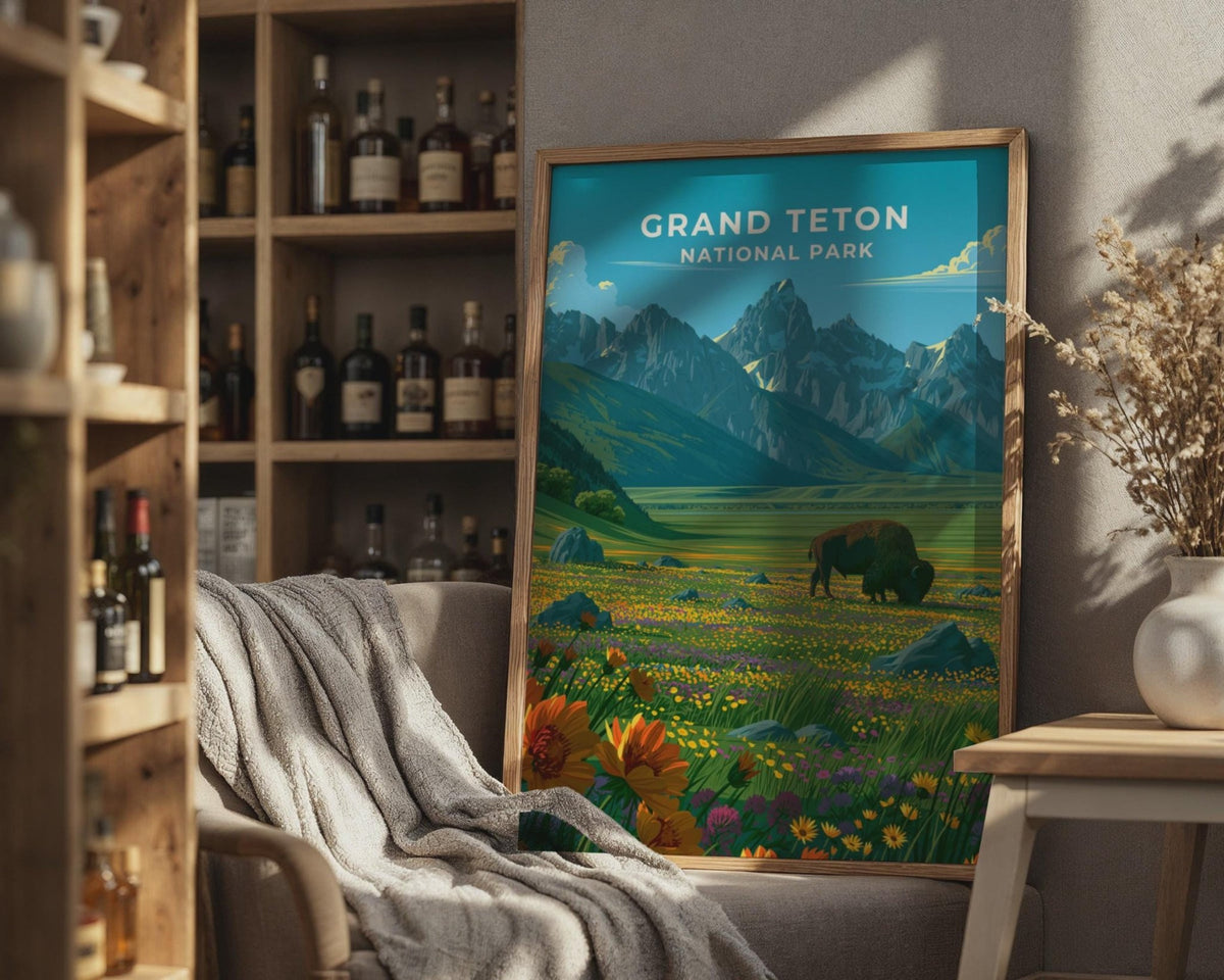 Grand Teton Poster - WanderWall
