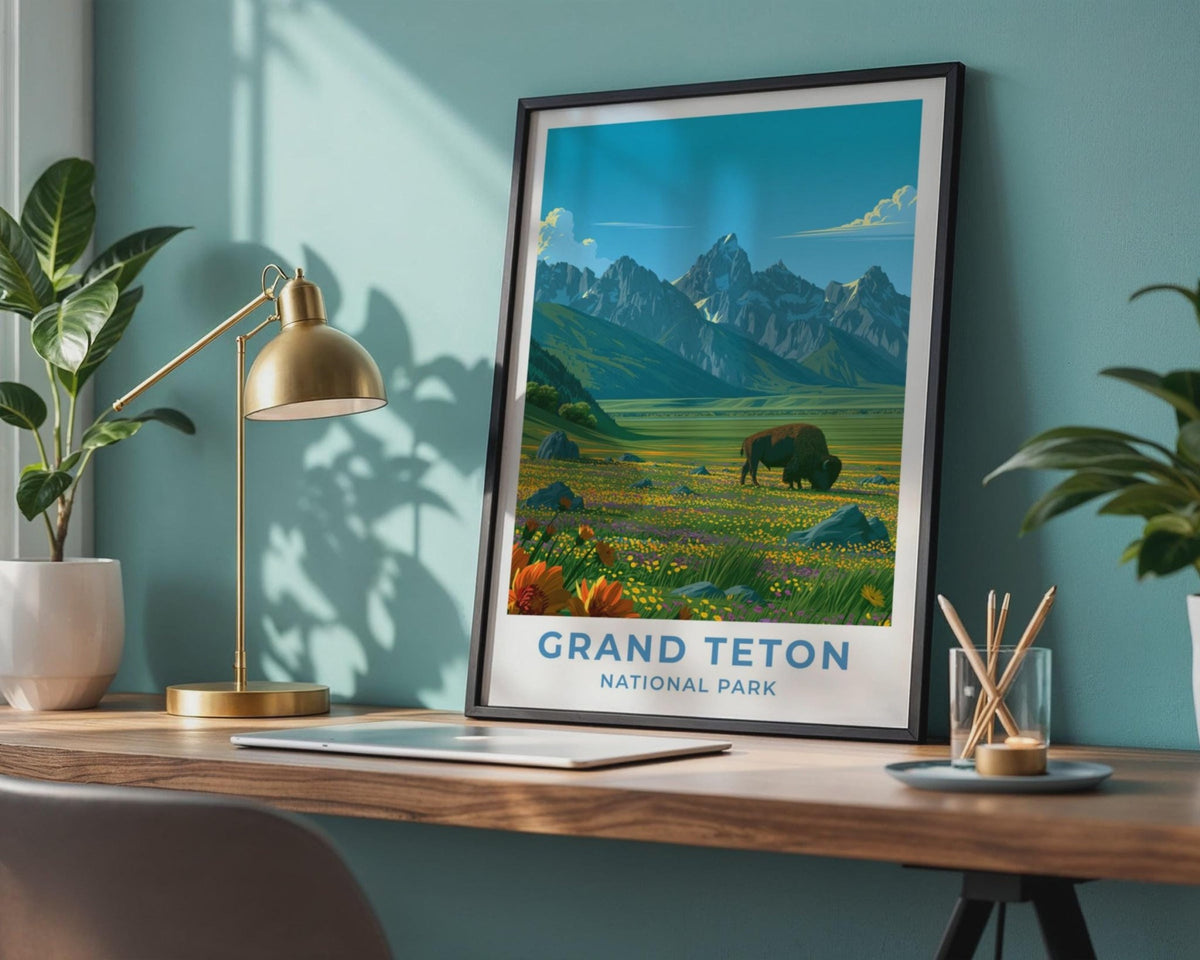 Grand Teton Poster - WanderWall