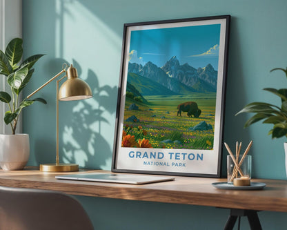 Grand Teton Poster - WanderWall