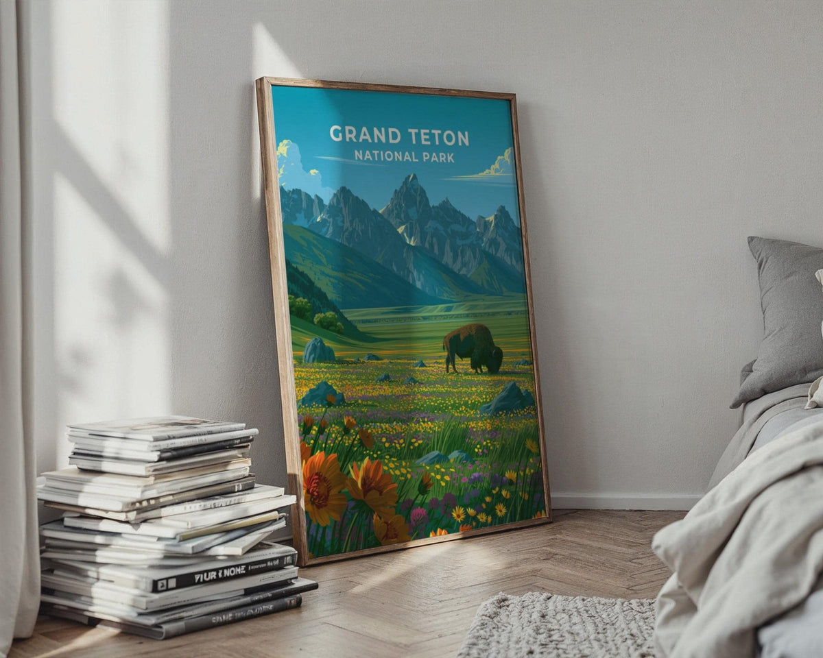 Grand Teton Poster - WanderWall