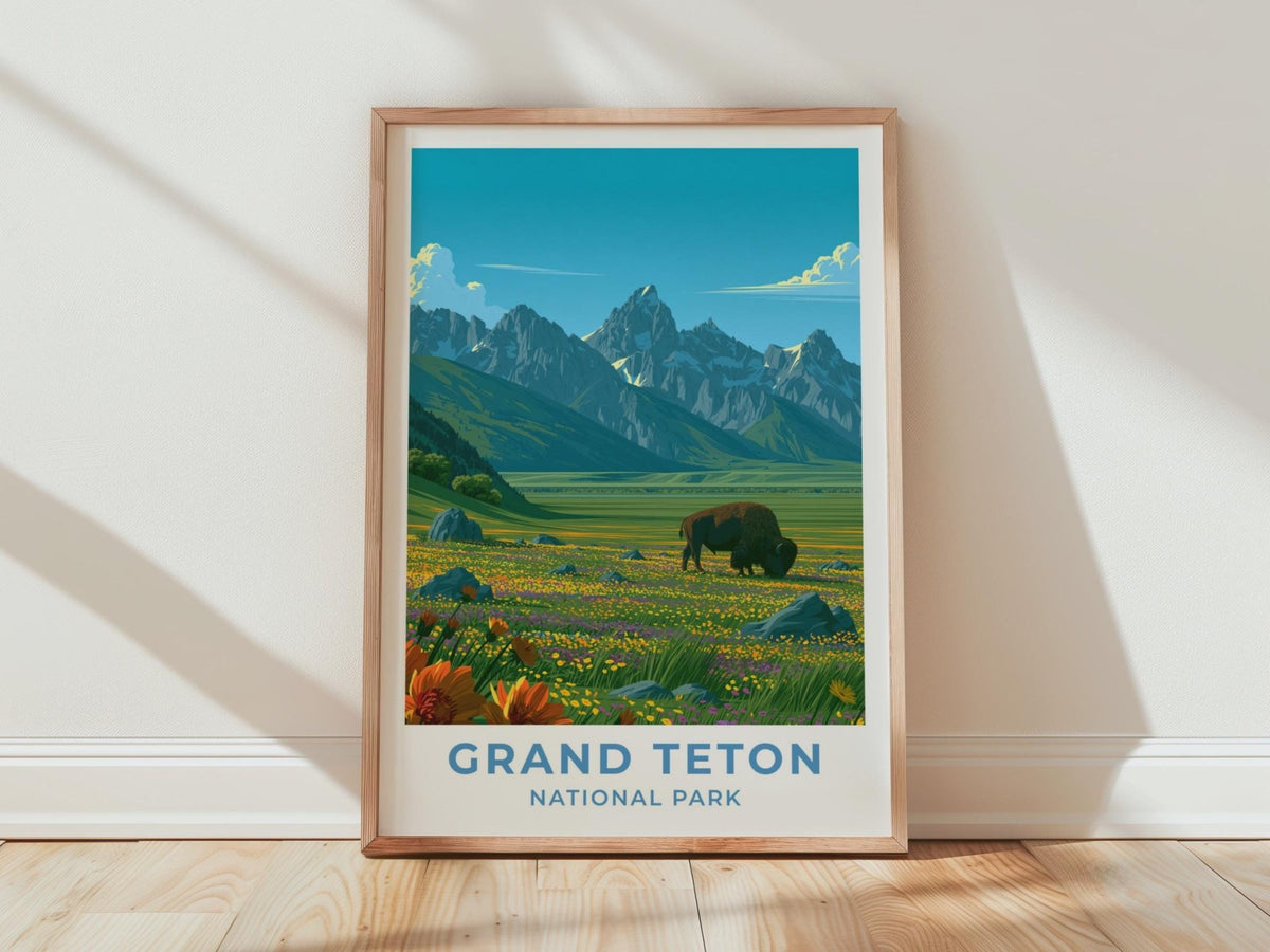 Grand Teton Poster - WanderWall