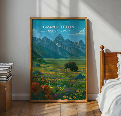 Grand Teton Poster - WanderWall