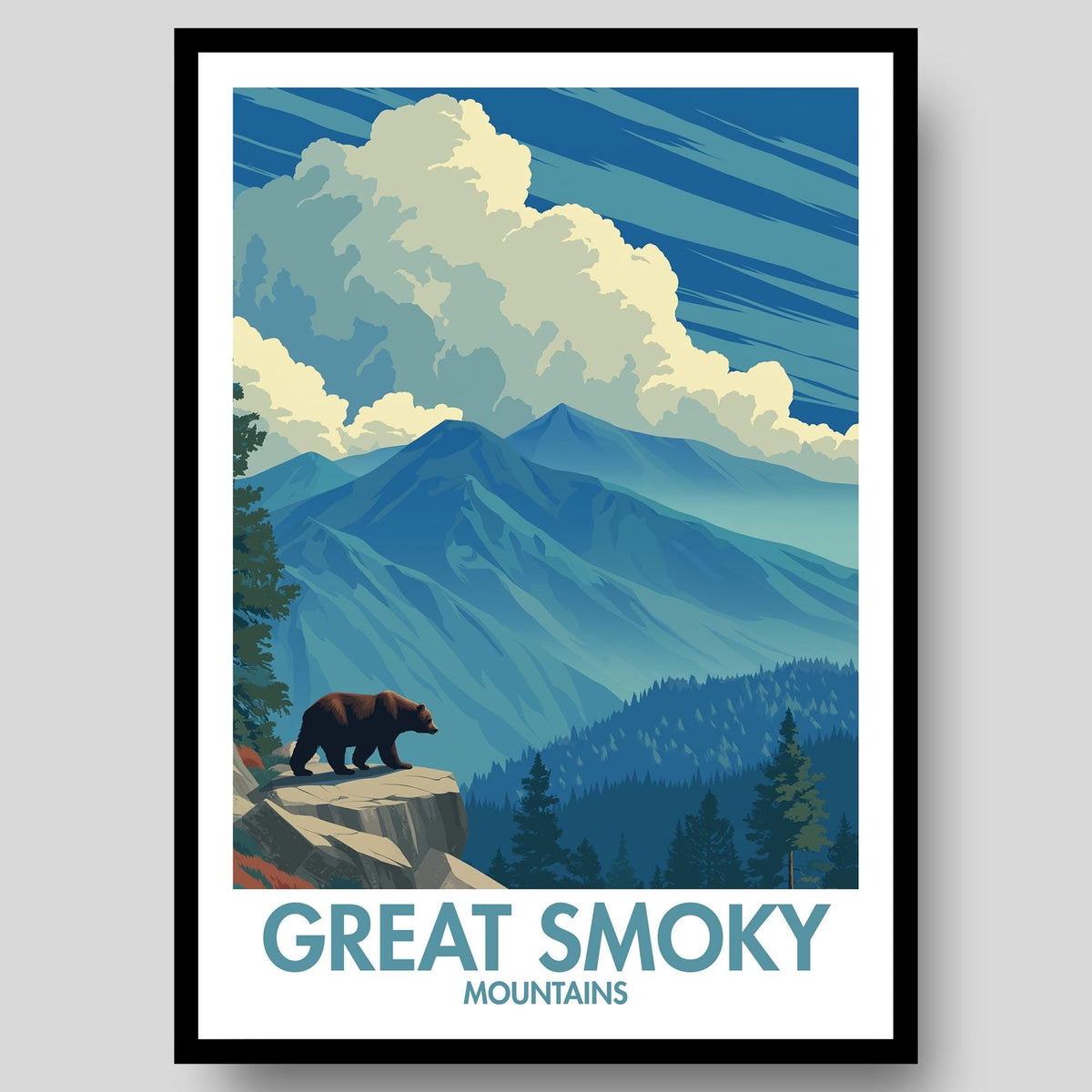 Great Smoky Mountains Poster - WanderWall