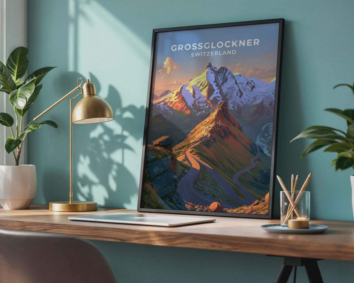 Grossglockner Austria Travel Poster - WanderWall