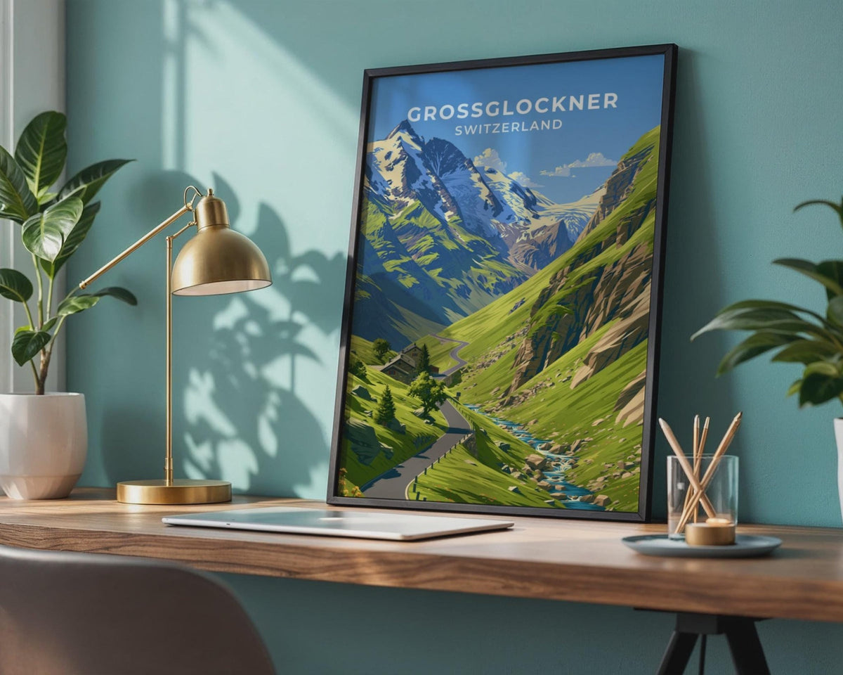 Grossglockner Austria Travel Poster - WanderWall