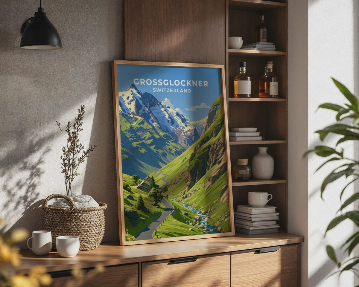 Grossglockner Austria Travel Poster - WanderWall