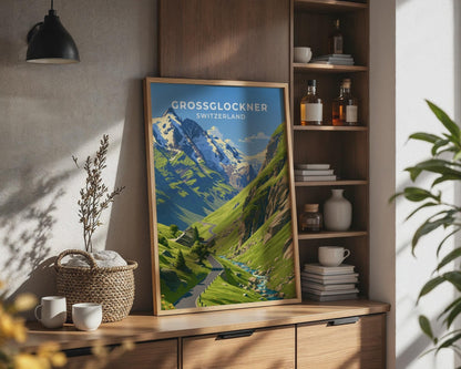 Grossglockner Austria Travel Poster - WanderWall