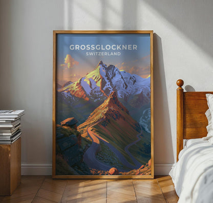 Grossglockner Austria Travel Poster - WanderWall