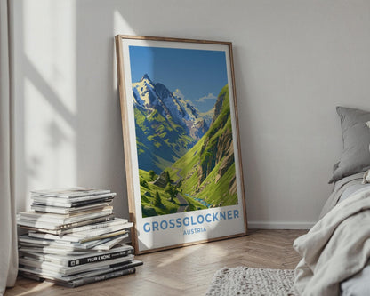 Grossglockner Austria Travel Poster - WanderWall