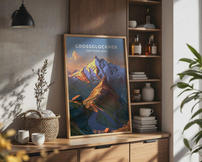 Grossglockner Austria Travel Poster - WanderWall