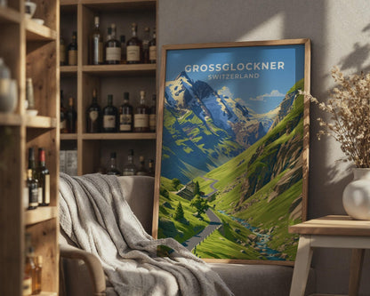Grossglockner Austria Travel Poster - WanderWall