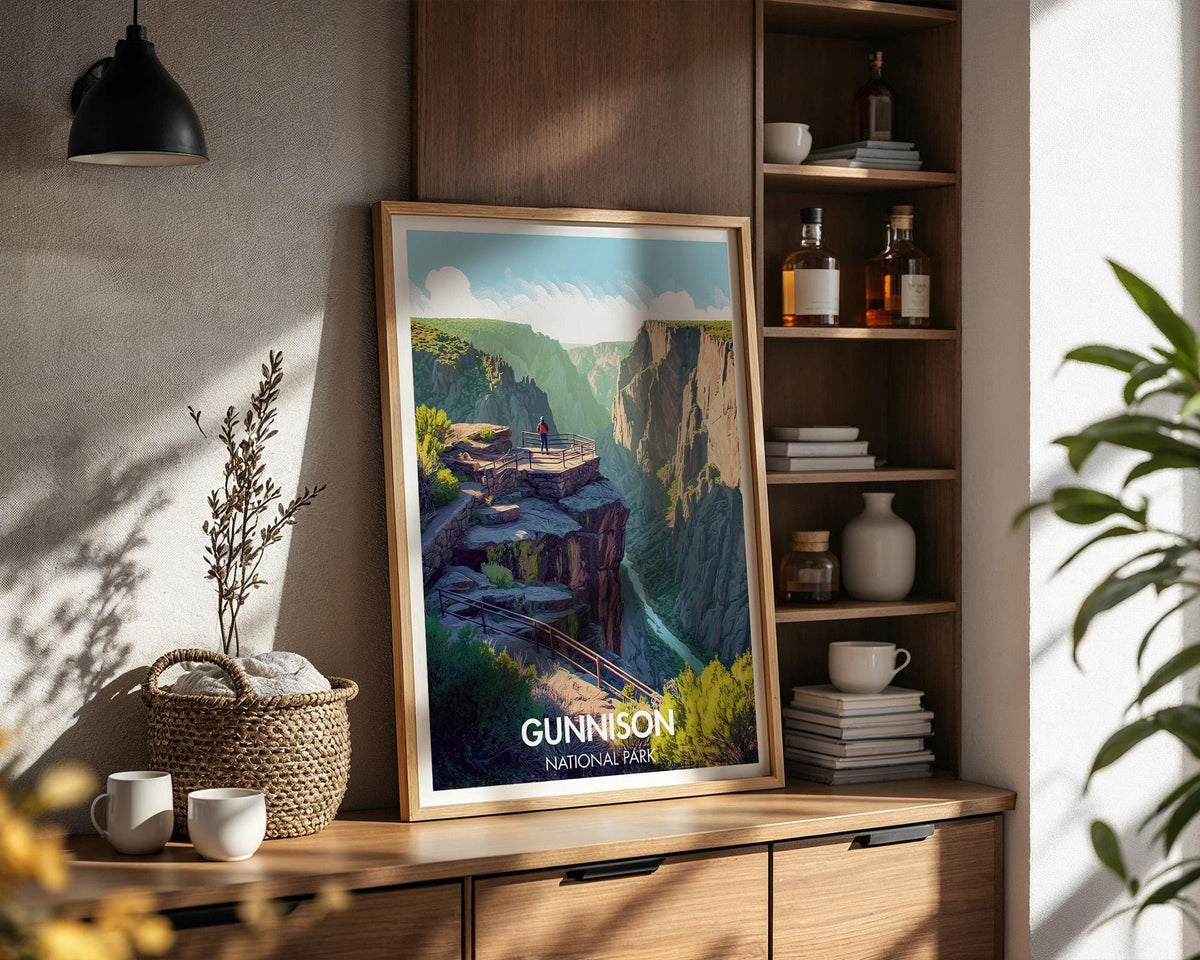 Gunnison National Park Poster - WanderWall
