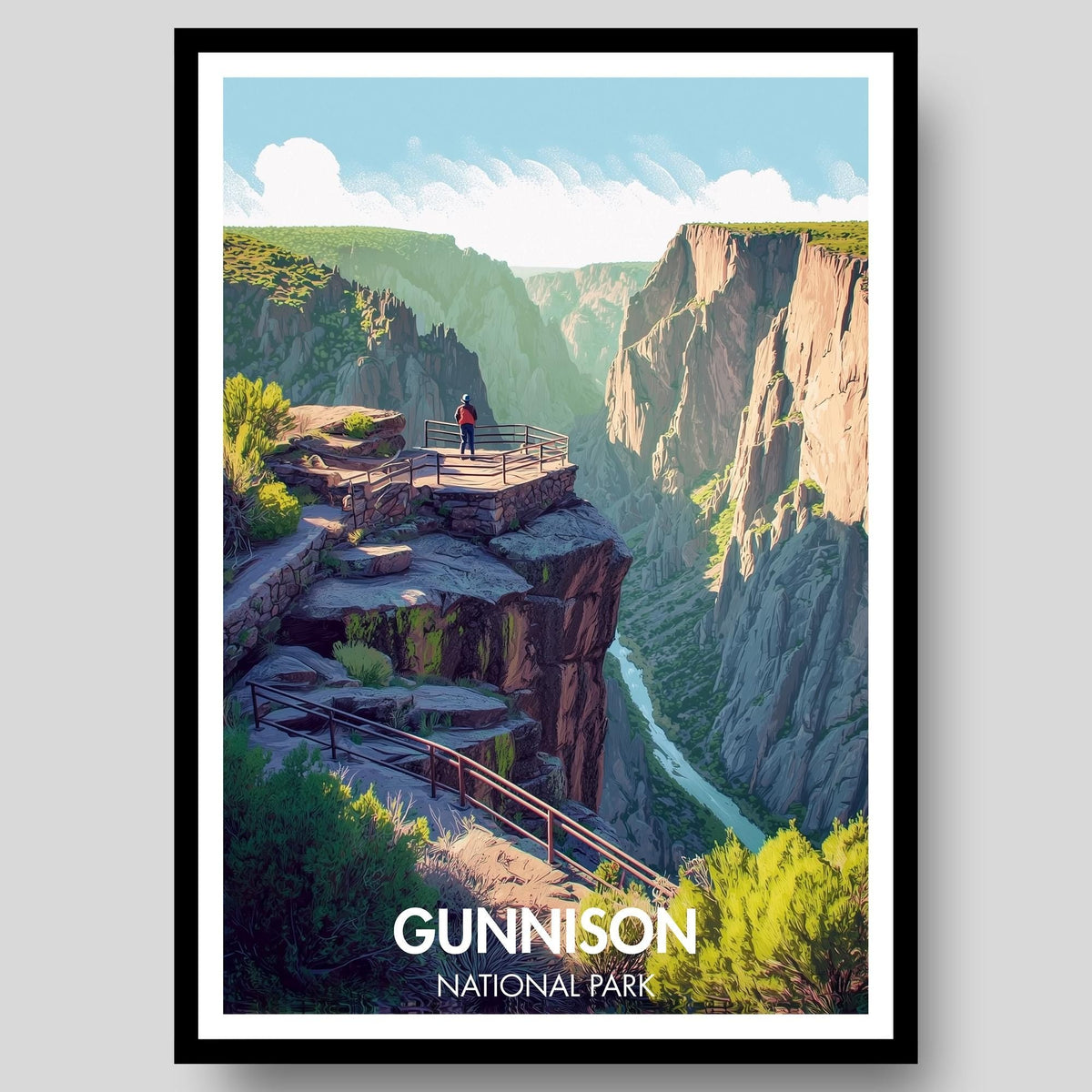 Gunnison National Park Poster - WanderWall