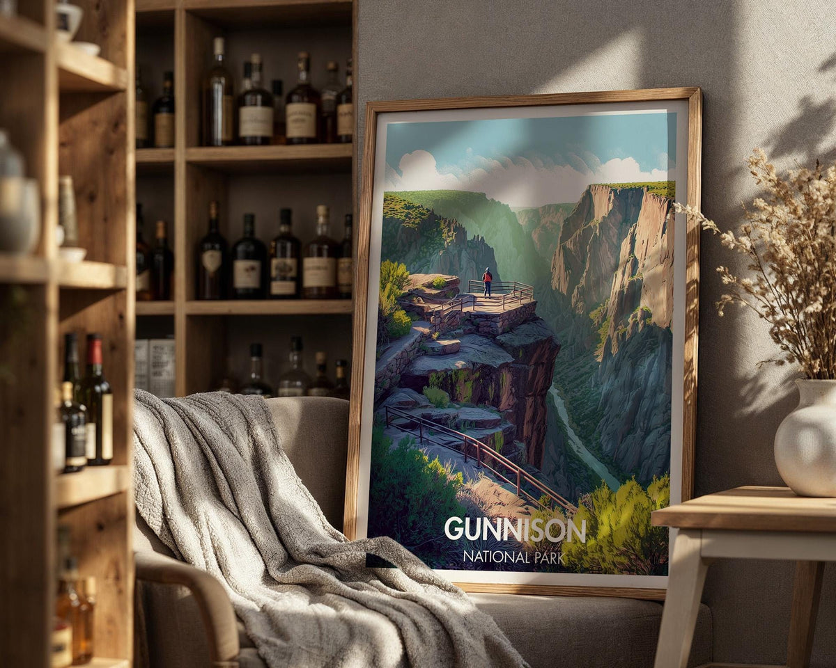Gunnison National Park Poster - WanderWall