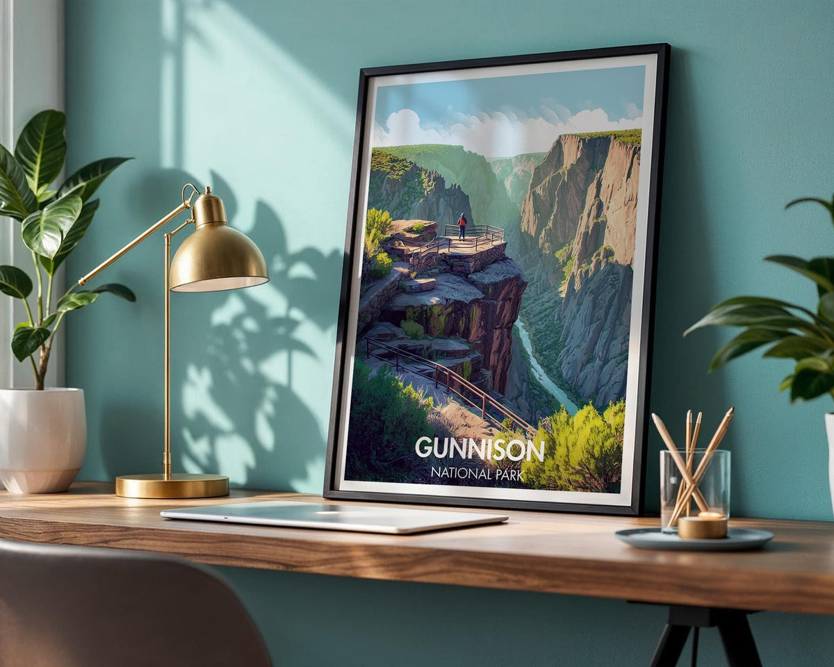 Gunnison National Park Poster - WanderWall