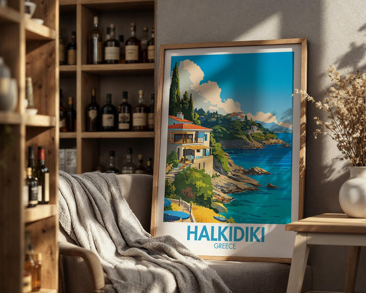 Halkidiki Poster - WanderWall
