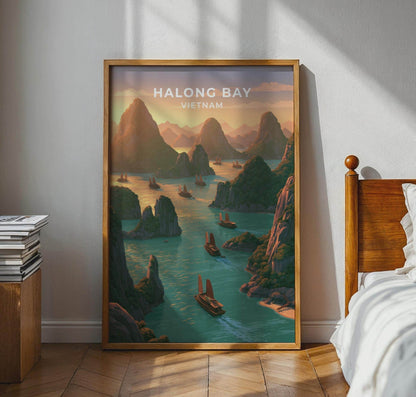 Halong Bay Poster - WanderWall