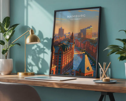 Hamburg Poster - WanderWall