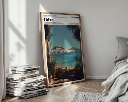 Ibiza Travel Poster – Balearic Islands, Spain Art Print