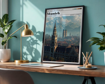 Munich Poster – Bavarian Travel Wall Art Print