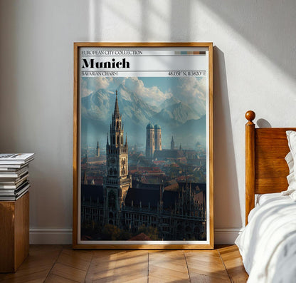 Munich Poster – Bavarian Travel Wall Art Print