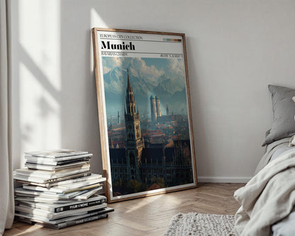 Munich Poster – Bavarian Travel Wall Art Print