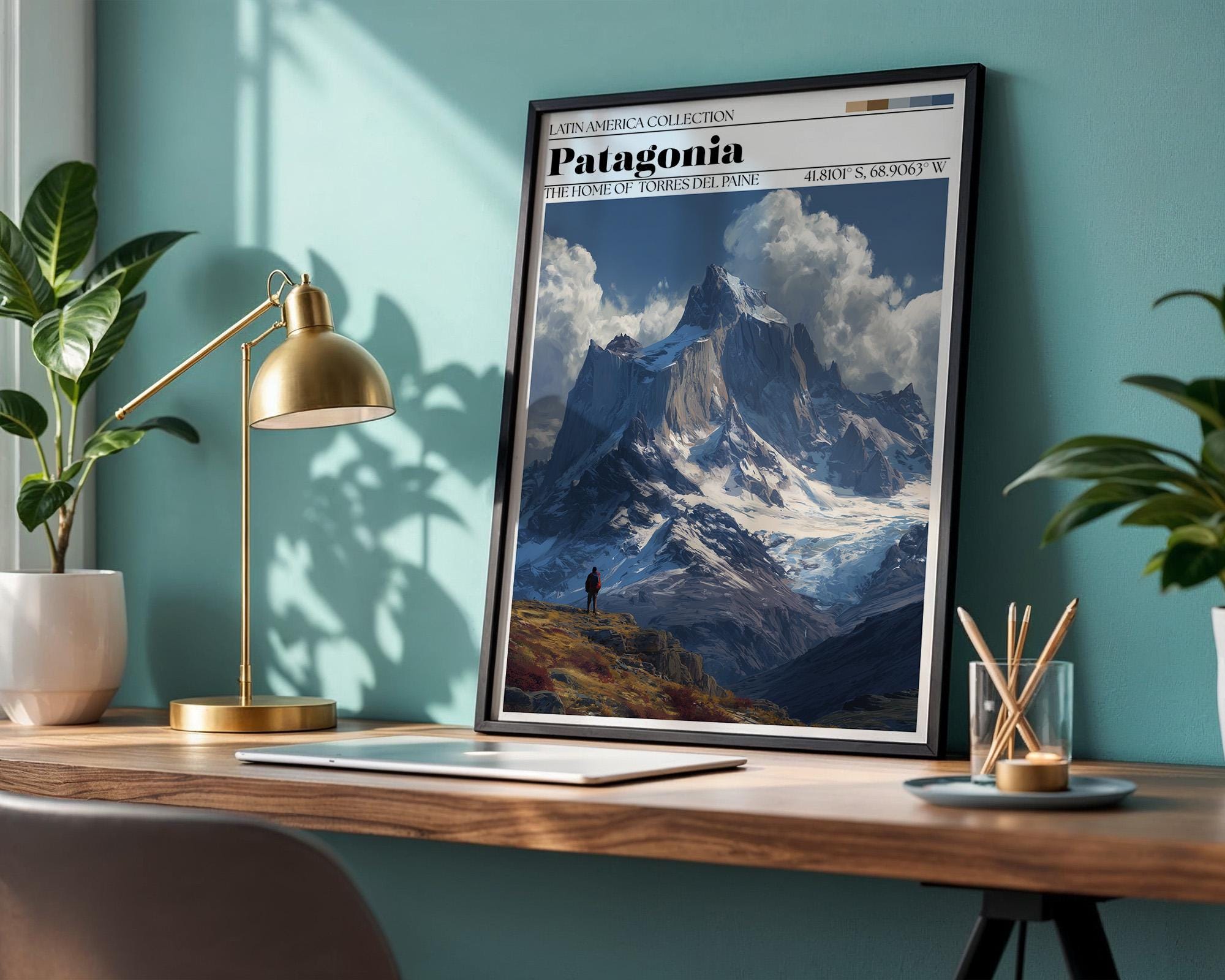 Torres Del Paine Patagonia Poster – Patagonia Travel Wall Art Print