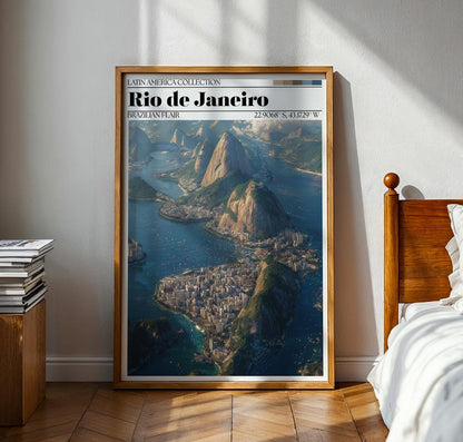 Rio de Janeiro Poster – Brazil Travel Wall Art Print