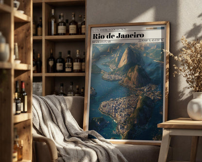 Rio de Janeiro Poster – Brazil Travel Wall Art Print