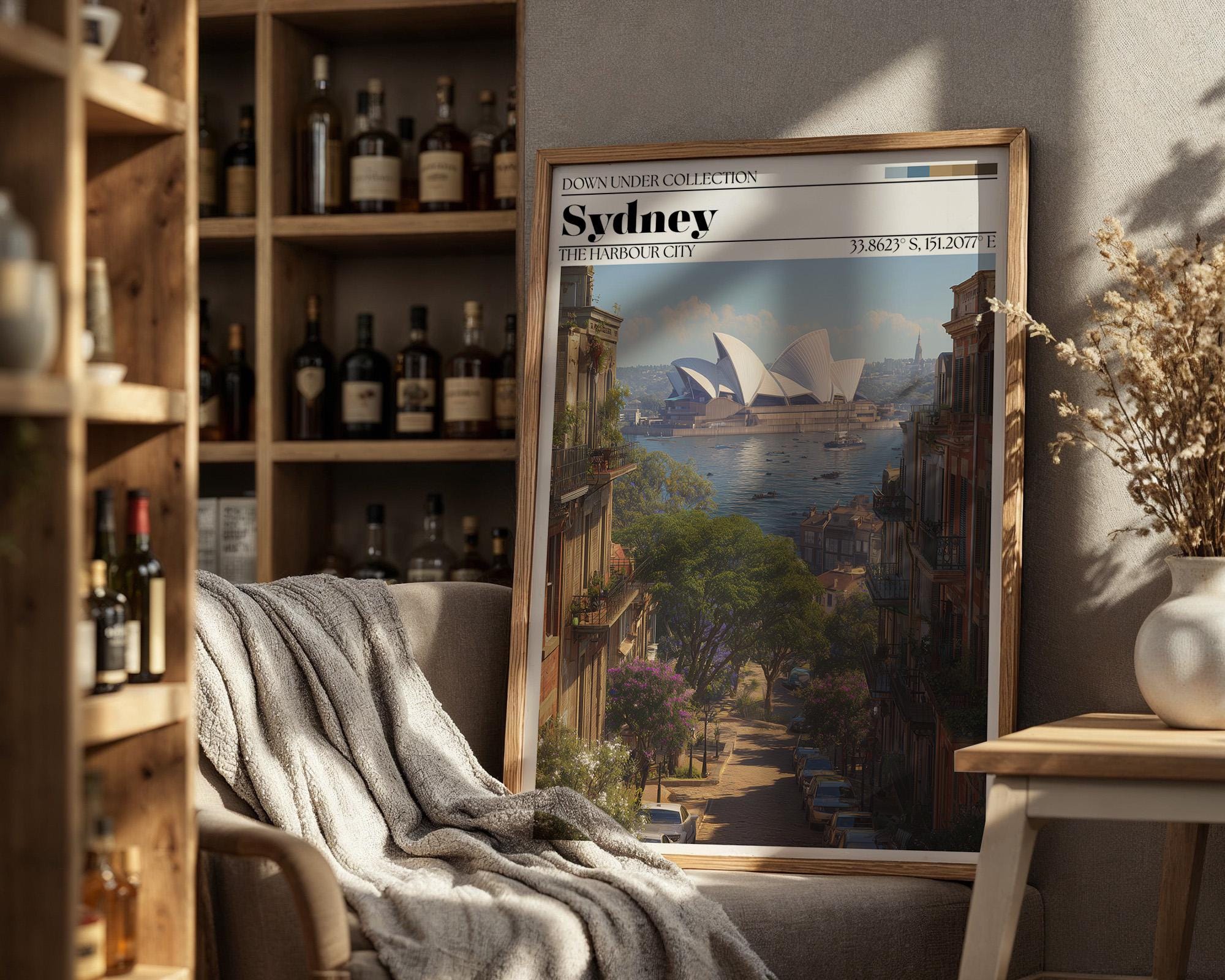 Sydney Poster – Opera House Travel Wall Art - Australia Print