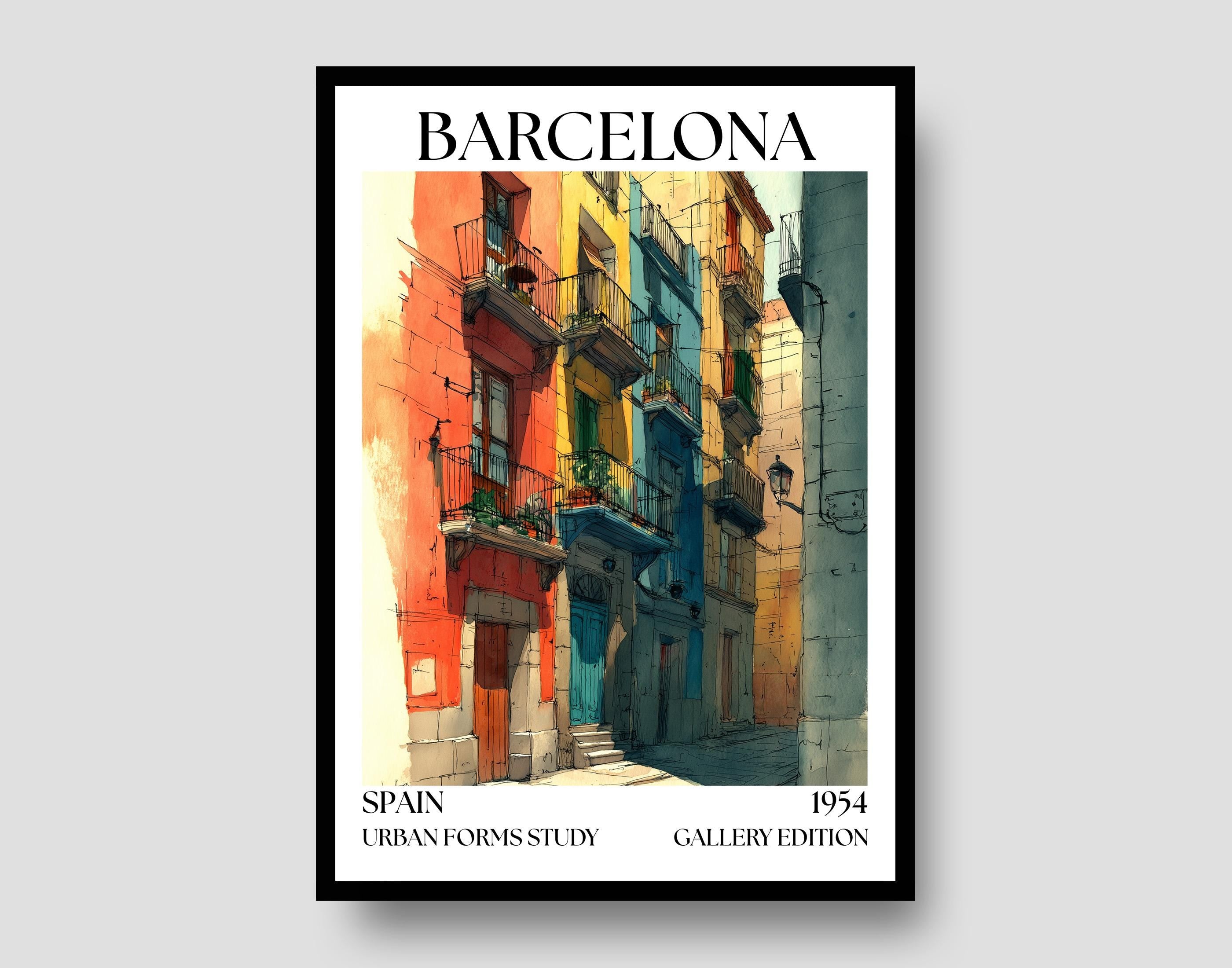 Henri Mattise Barcelona Poster - Barcelona Travel Wall Art Print