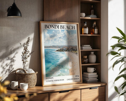 Henri Mattise Bondi Beach Travel Poster - Sydney Wall Art Print