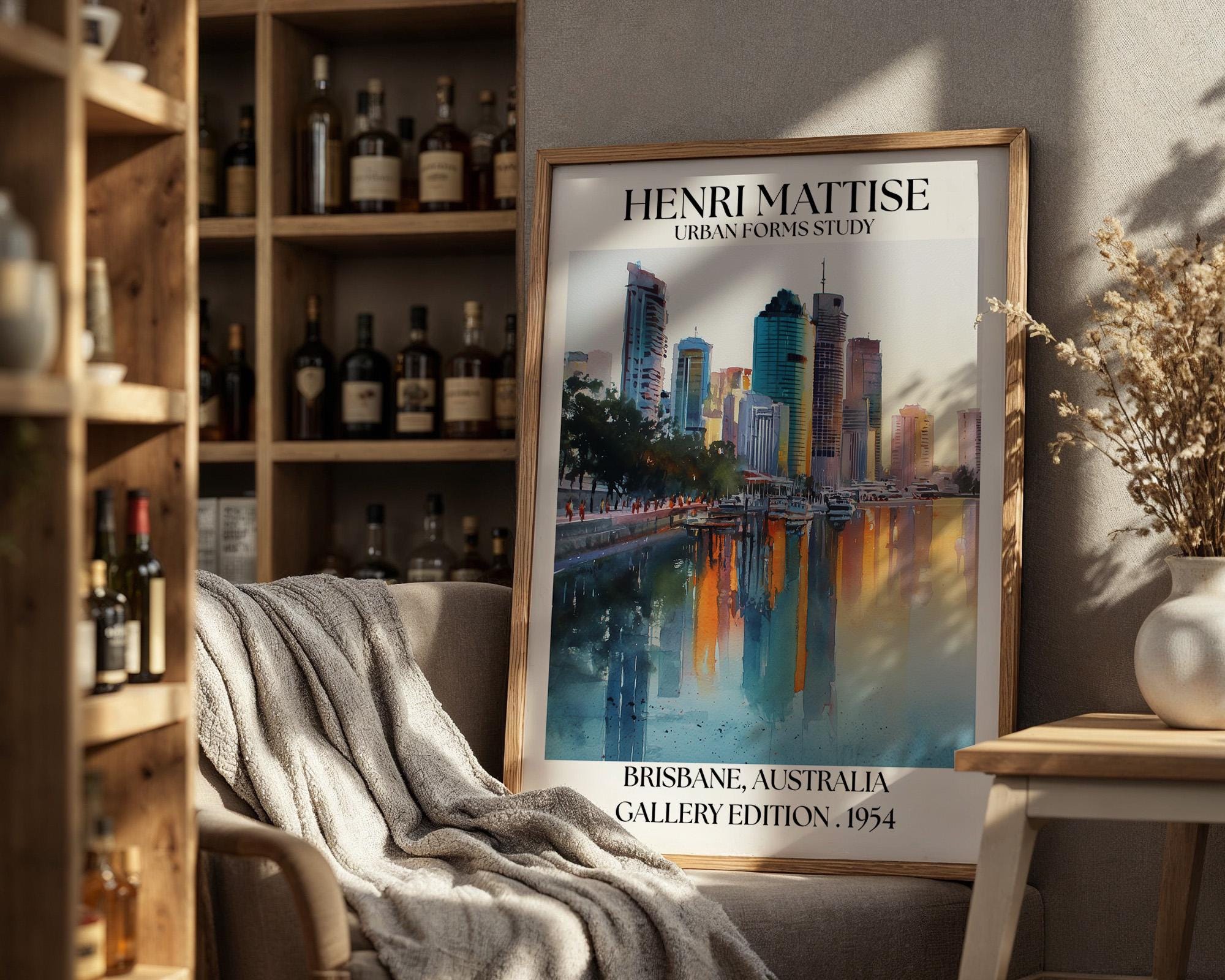 Henri Mattise Brisbane Poster - Queensland Travel Wall Art