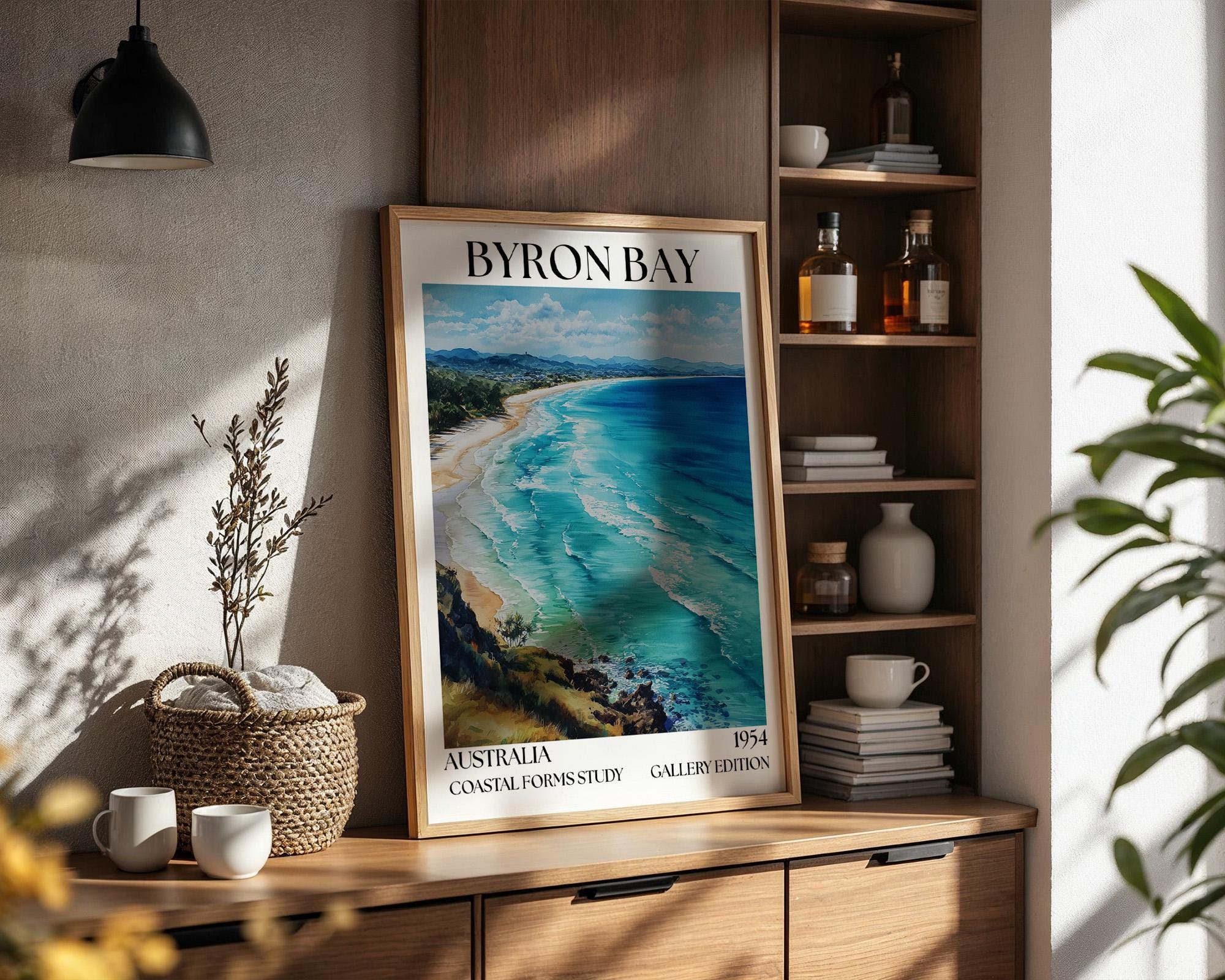 Byron Bay Henri Mattise Poster - Australia Travel Wall Art Print
