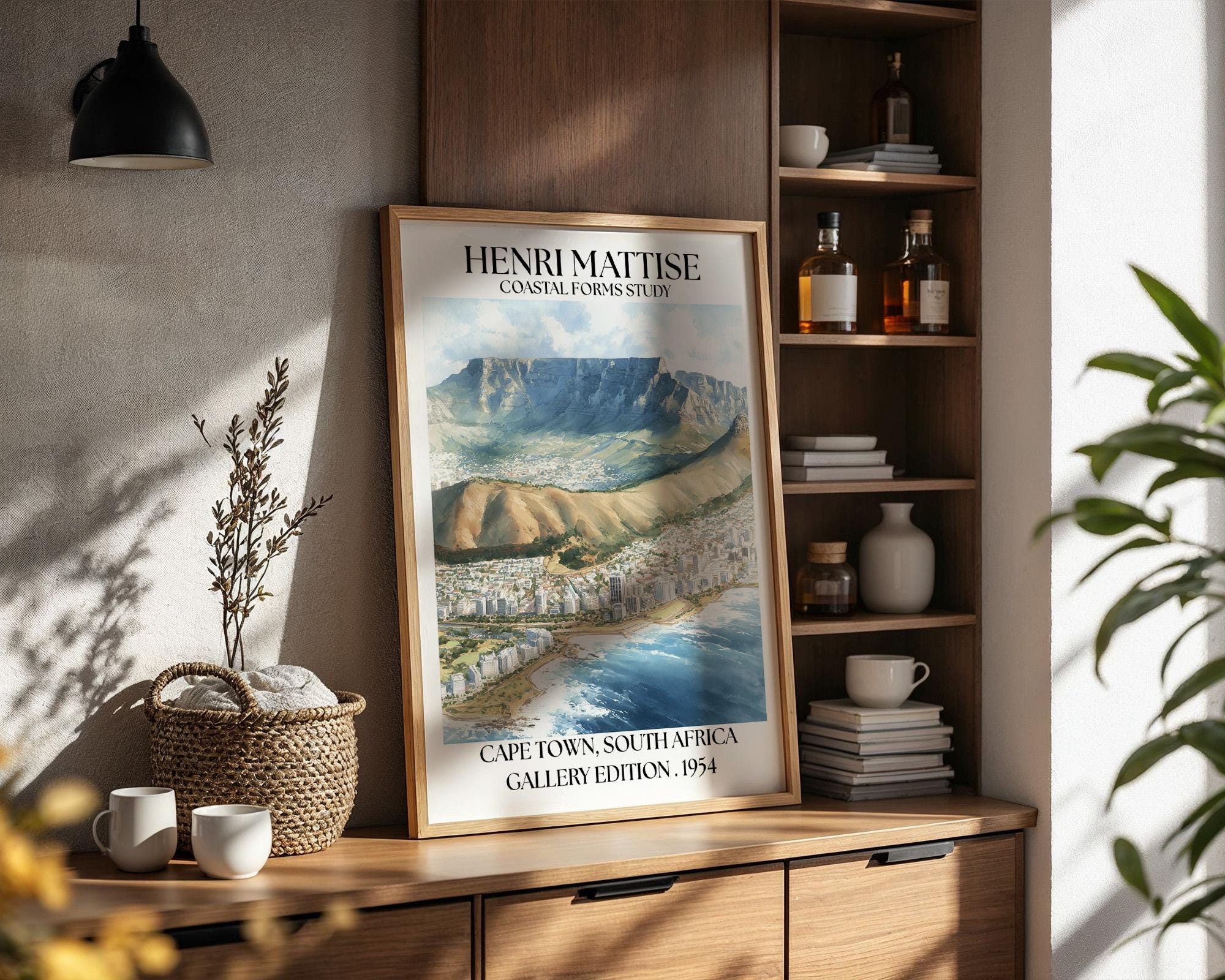 Henri Mattise Cape Town Poster - South African Travel Wall Art