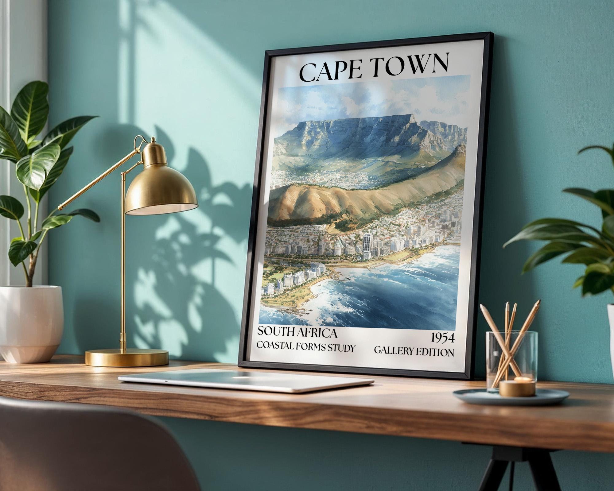 Cape Town Henri Mattise Poster - South Africa Travel Wall Art Print