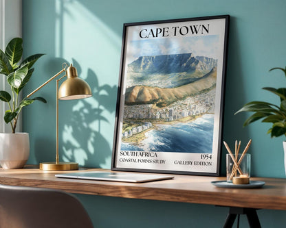 Cape Town Henri Mattise Poster - South Africa Travel Wall Art Print