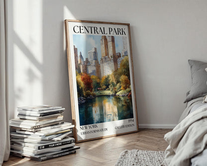 Central Park New York Poster - Henri Mattise Travel Wall Art