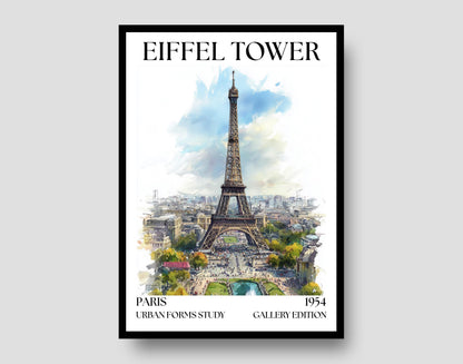 Eiffel Tower Henri Mattise Poster - Paris Travel Wall Art Print