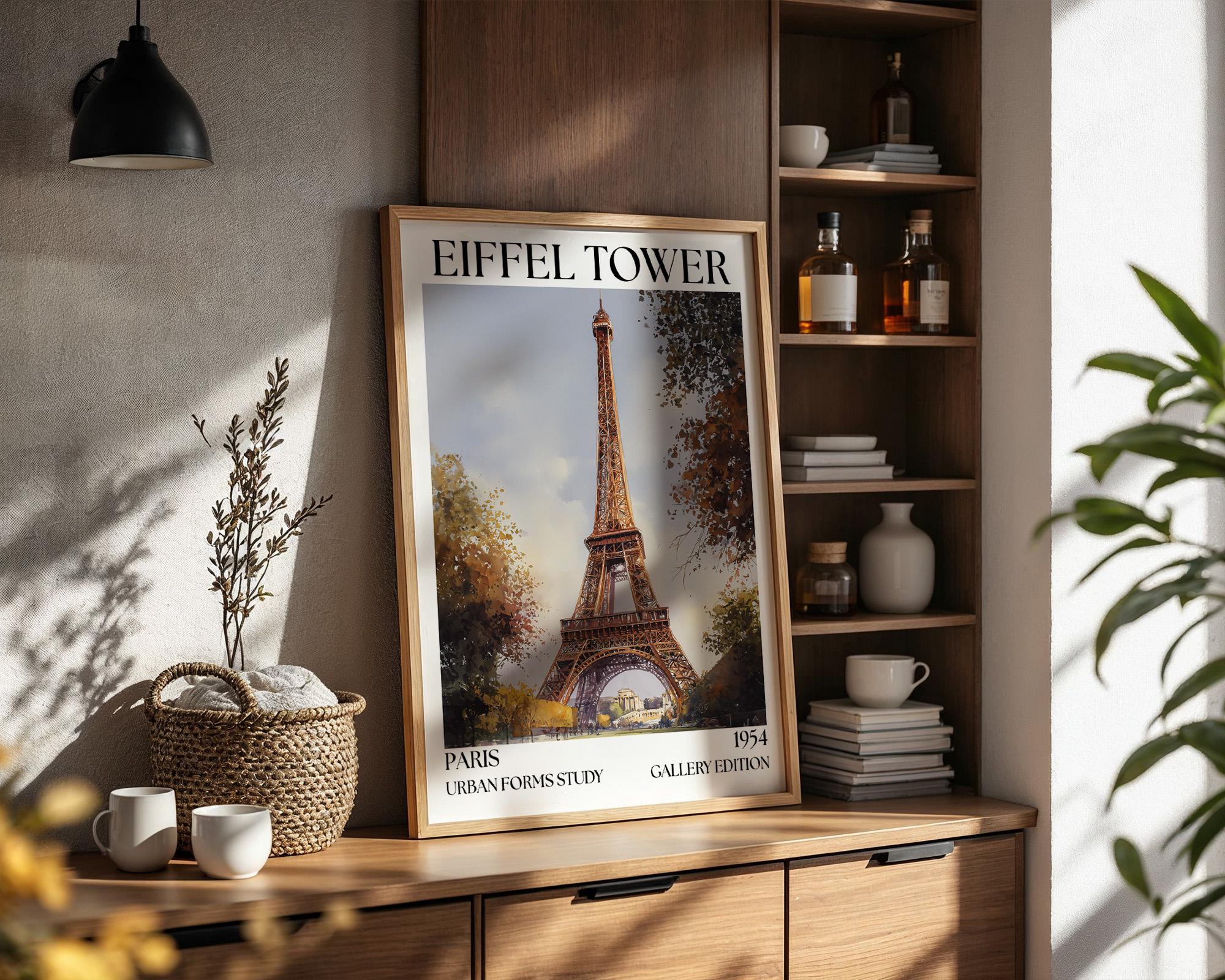 Eiffel Tower Henri Mattise Poster - Paris France Print