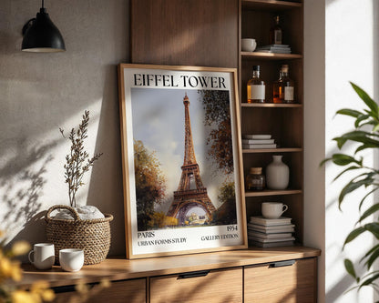 Eiffel Tower Henri Mattise Poster - Paris France Print