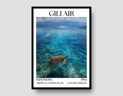 Gili Air, Bali Poster - Henri Mattise Indonesia Wall Art Print