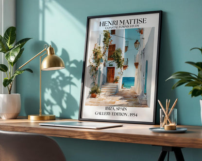 Henri Mattise Ibiza Poster - Ibiza Travel Wall Art Print