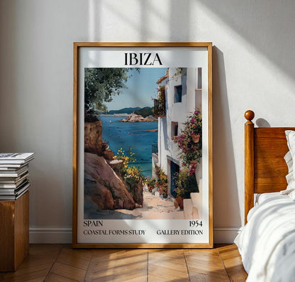 Ibiza Henri Mattise Poster - Spanish Travel Wall Art Print