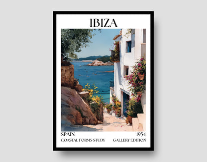 Ibiza Henri Mattise Poster - Spanish Travel Wall Art Print