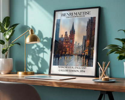 Henri Mattise Manchester Poster - Manchester Travel Wall Art