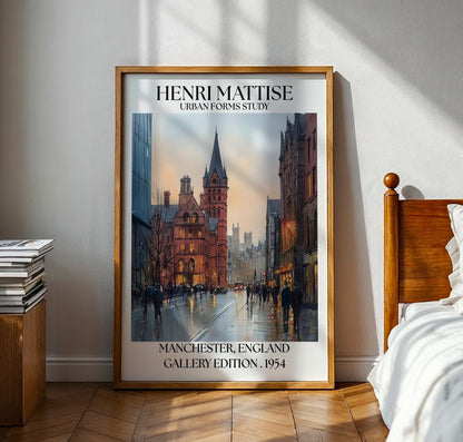 Henri Mattise Manchester Poster - Manchester Travel Wall Art