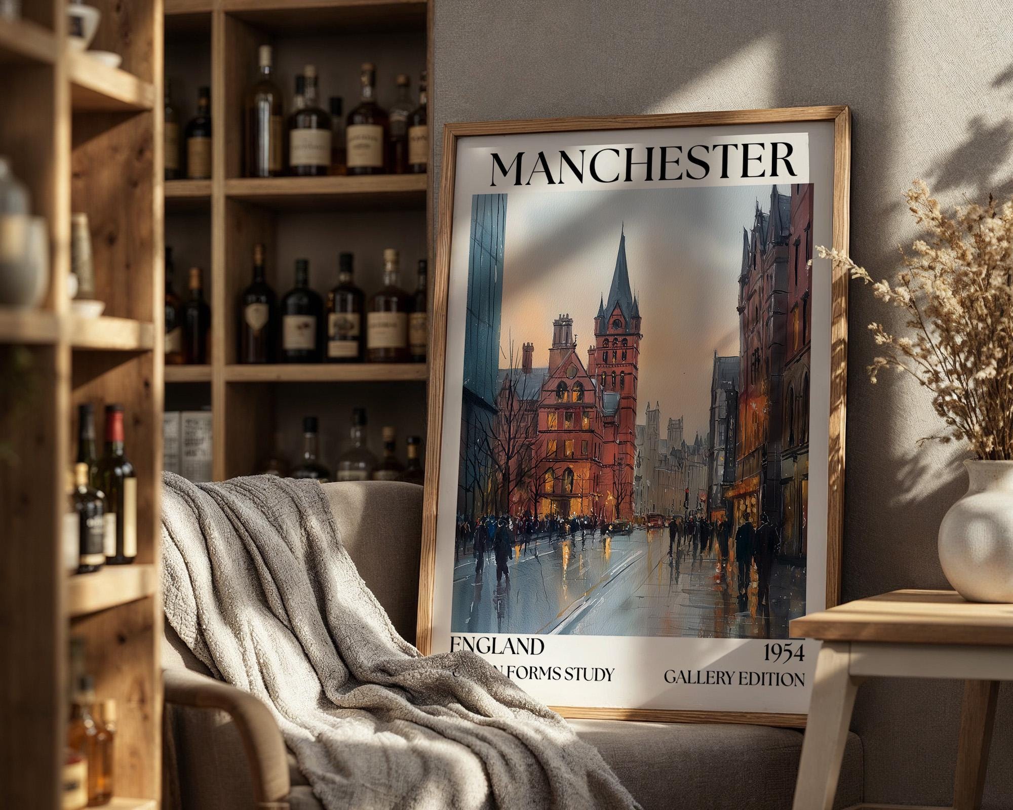 Manchester Henri Mattise Poster - Manchester, UK Wall Art
