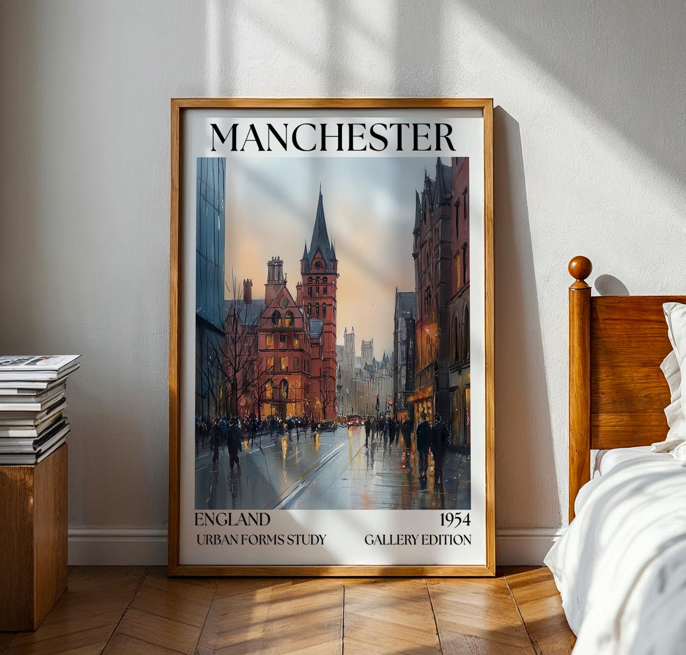 Manchester Henri Mattise Poster - Manchester, UK Wall Art